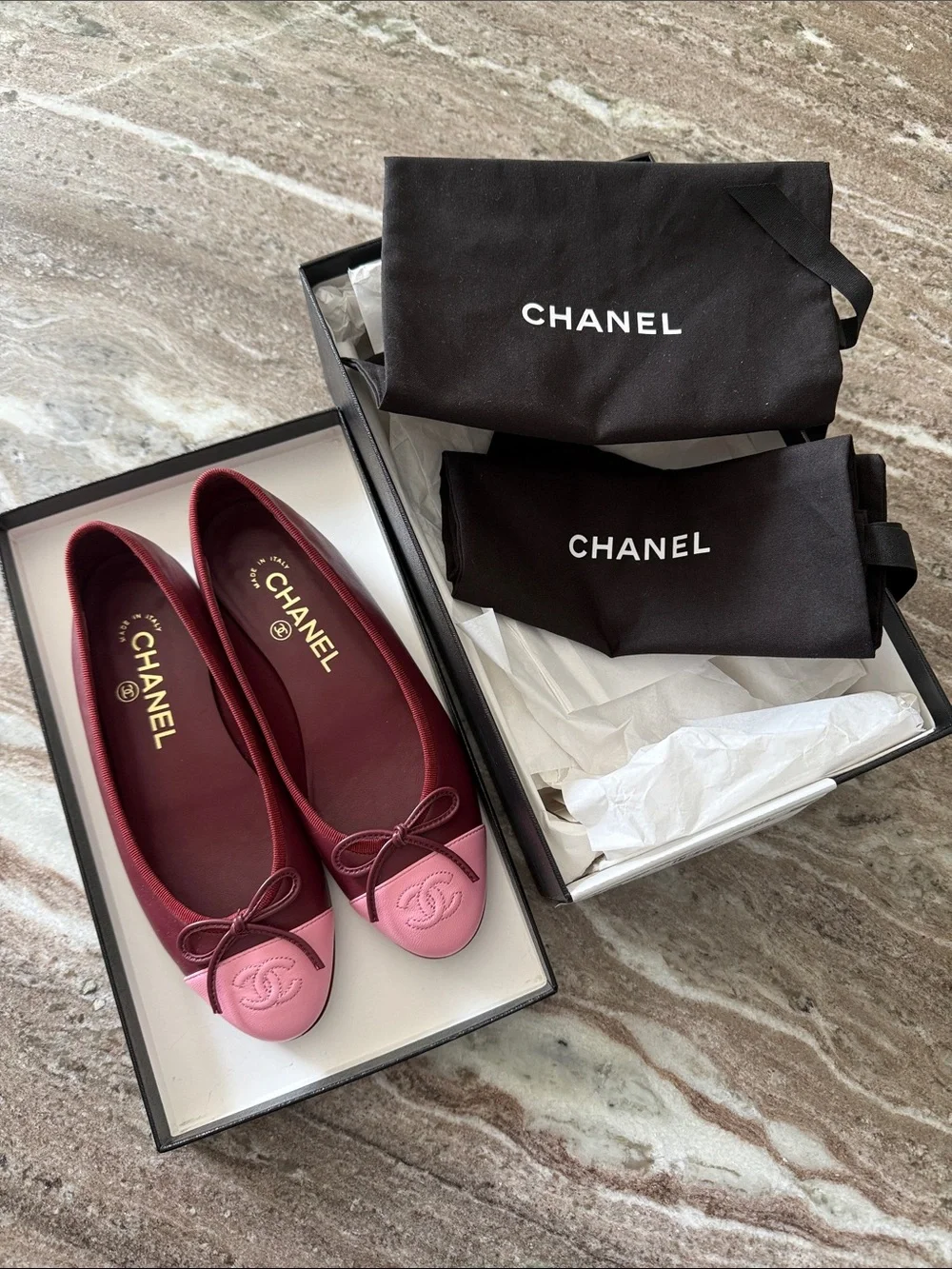 Chanel ballet flats 26S